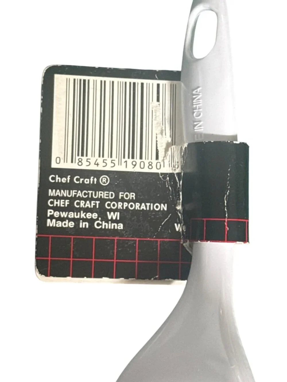 Chef Craft Pie Server Hard Plastic Dishwasher Safe White